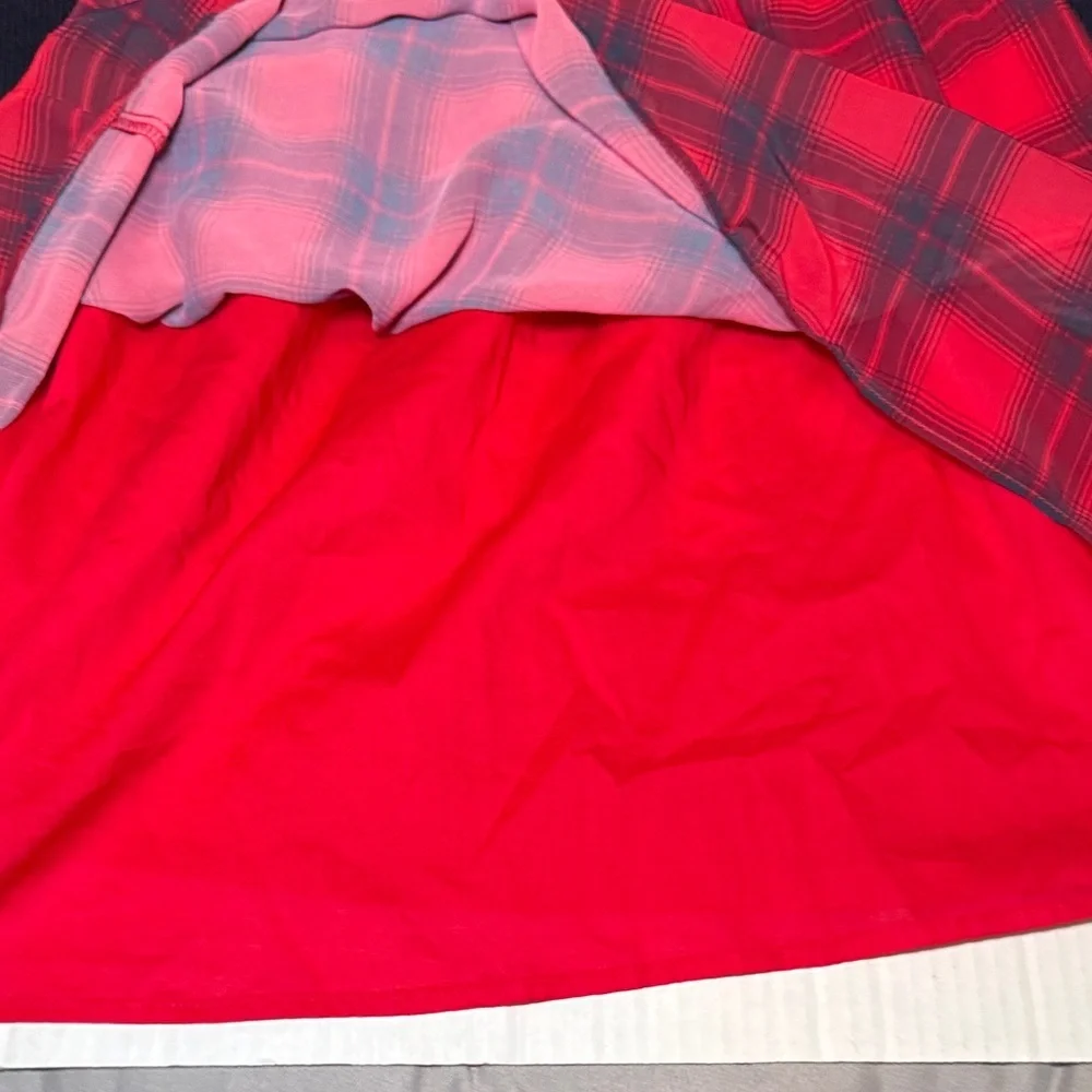 NEW! OshKosh B'gosh Girls Long Sleeve Plaid Dress Size 12